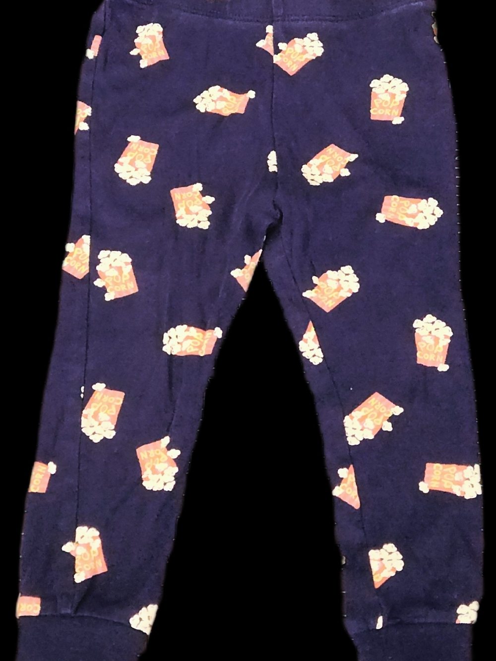 #KC129 Joe Fresh Navy Blue Popcorn Print Kids Pajama Pants